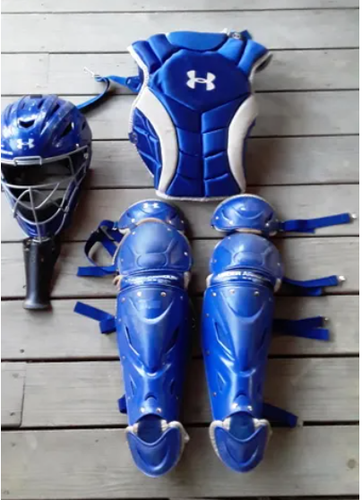 Used Under Armour Catcher's Set
