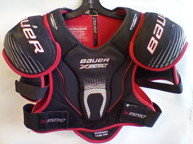 Used Bauer Lg Ice Hockey Shoulder Pads