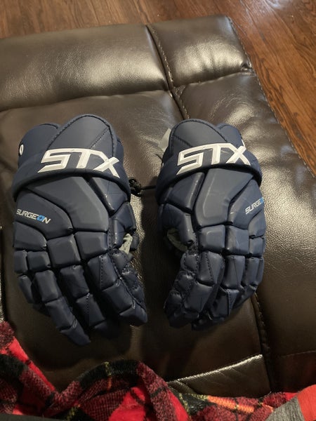 Blue New Player's STX 13" Surgeon 400 Lacrosse Gloves