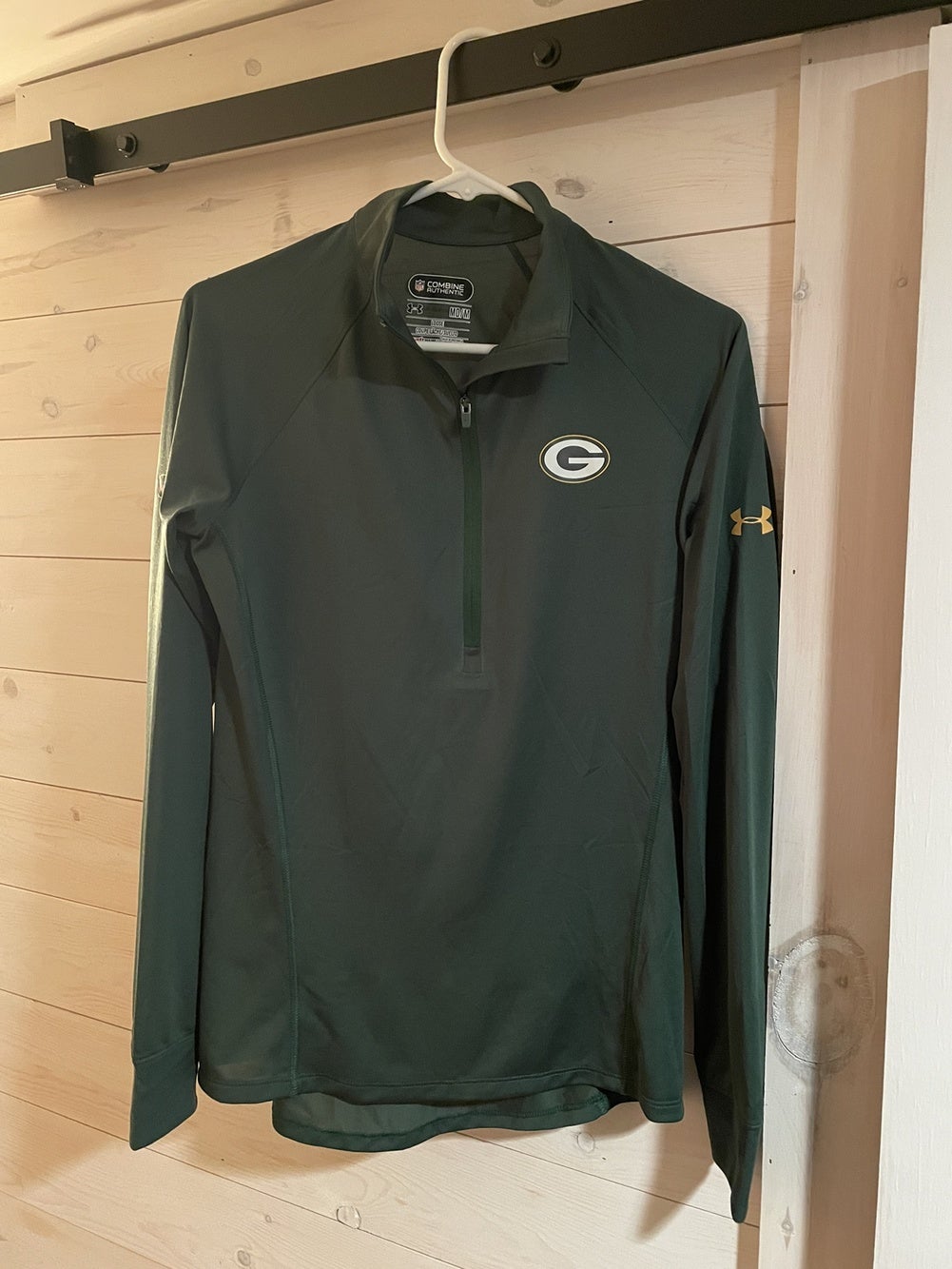 Green Bay Packers Antigua Protect Lightweight Full-Zip Jacket - Black