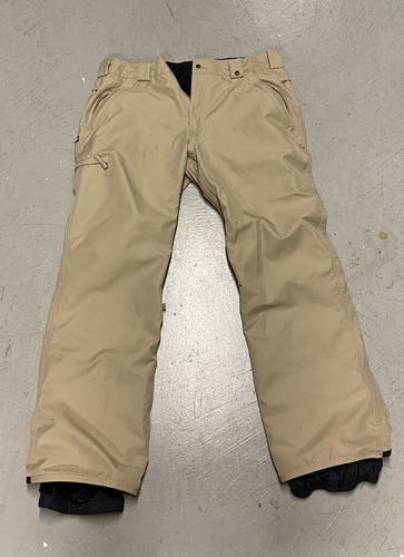 686 Men’s Large Khaki Snowboard Pants