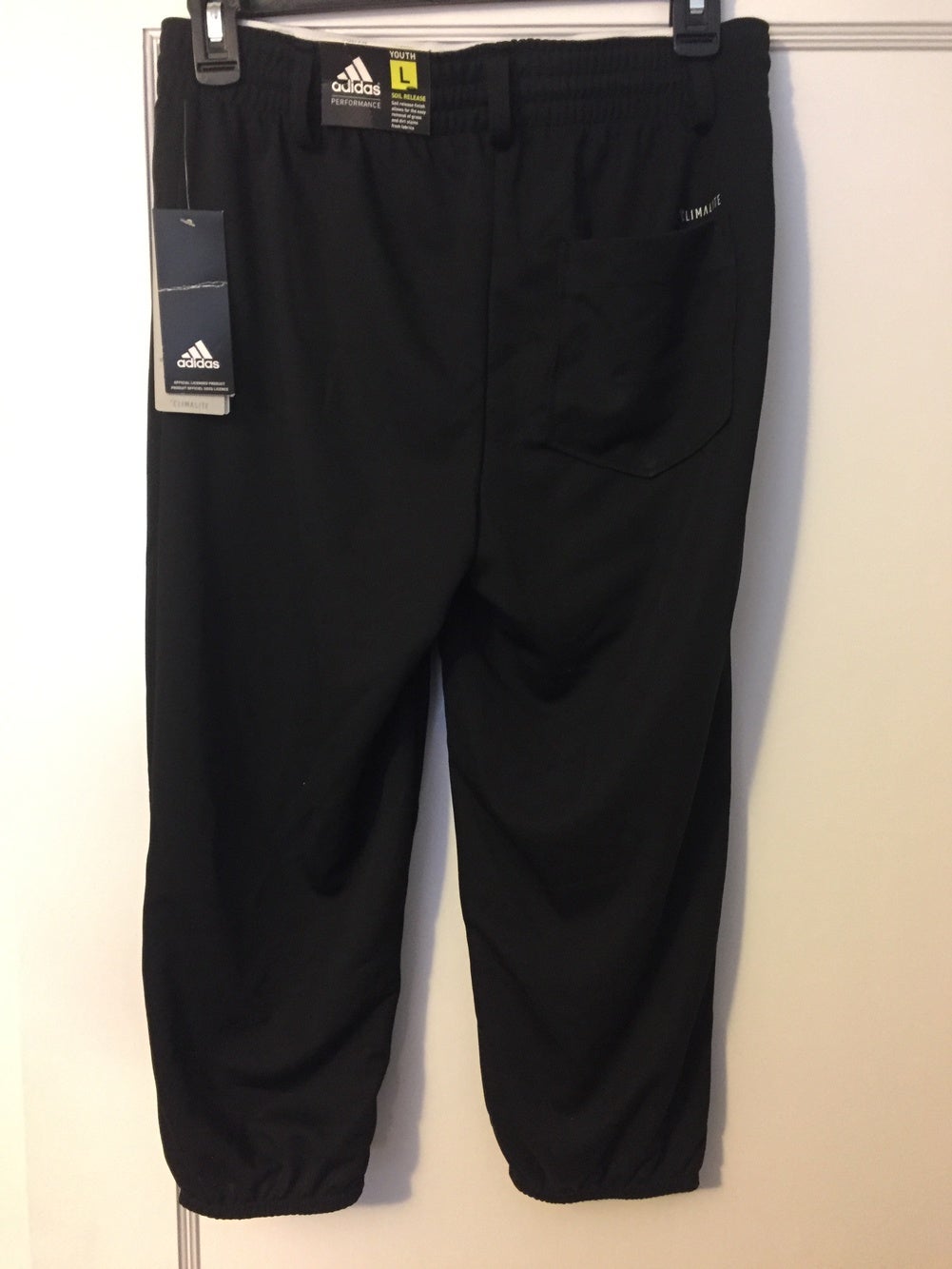 adidas black baseball pants