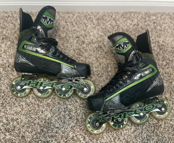 Senior Regular Width Size 7.5 Mission Axiom T6 Inline Skates