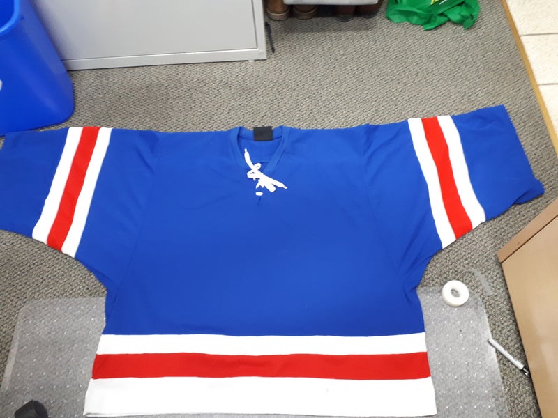 New York Rangers GOALIE CUT SIZE 58 Jersey Blank Men's New XXL Jersey