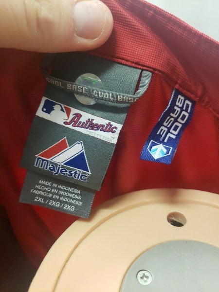 2010's PHILADELPHIA PHILLIES MAJESTIC 1/4 ZIP SHELL JACKET XXL - Classic  American Sports