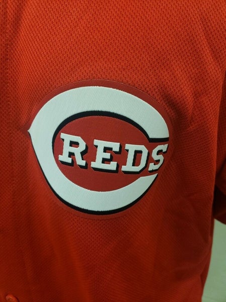 VTG Majestic Cincinnati Reds Blank Jersey Black Sleeve 