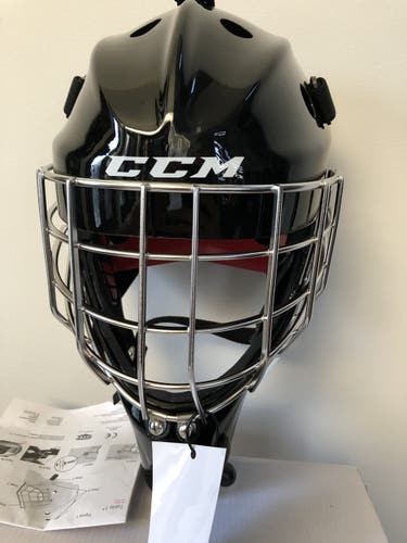 BLACK  Goalie Mask Senior New CCM 1.9 SIZE M