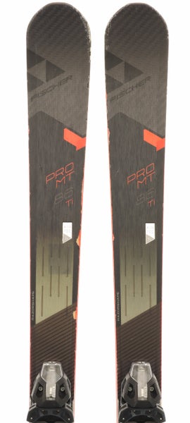 Used 2019 Fischer Pro Mt 86 Ti Demo Ski with Bindings Size 175 (Option 210794)