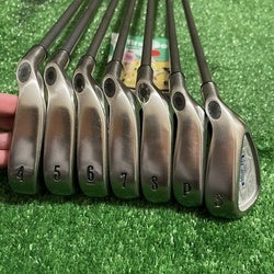 Callaway Steelhead X-14 Iron Set 4-PW-SW Light Senior Graphite Shafts (no 9)