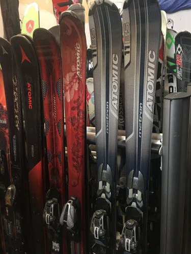 170 CM Skis Used Unisex Atomic All Mountain Metron With Bindings