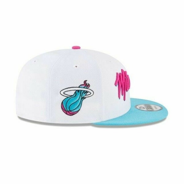 New Era Miami Heat Vice 3X Champs 950 in Black/Hot Pink Logo One Size | WSS