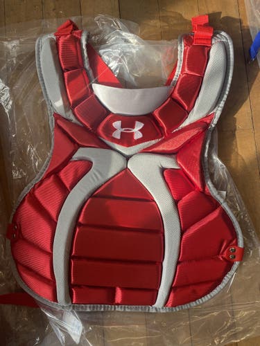 New RED Adult Under Armour Catcher's Combo
