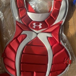 New RED Adult Under Armour Catcher's Combo