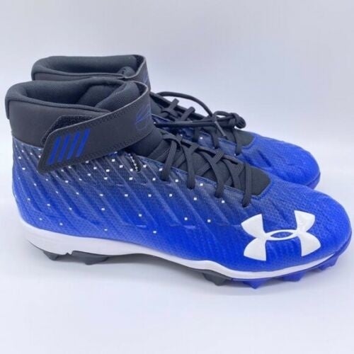 navy blue under armour baseball cleats