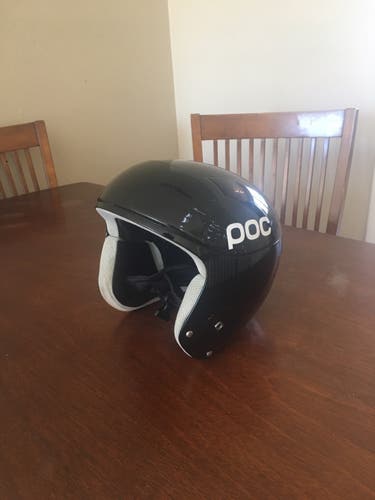 Black Used Large POC Helmet FIS Legal