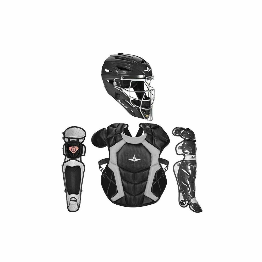 All Star System 7 Adult 16+ Catchers Gear Set NOCSAE CKCCPRO1 - Navy Blue