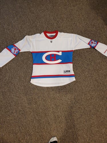 Reebok Montreal Canadiens Winter Classic Jersey Women's Medium