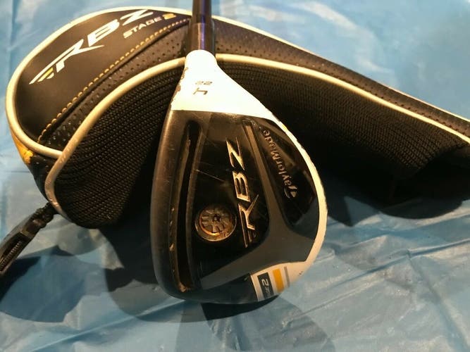 Taylormade RBZ Stage 2 Rescue 4 22* Hybrid RocketFuel 65 Regular Graphite w/HC