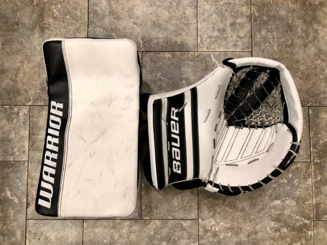 White Senior Used Warrior Regular and  Bauer Pro Stock