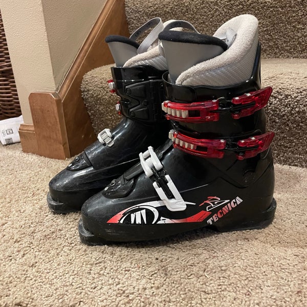 Ski Boots Used Unisex Tecnica All Mountain RJ junior size 25-25.5