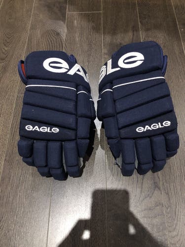 Eagle Blue Hockey Gloves 14"