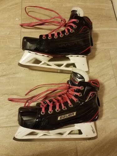 Hockey Goalie Skates Junior Used Bauer Vapor 1X Pro Size 5.5 EE