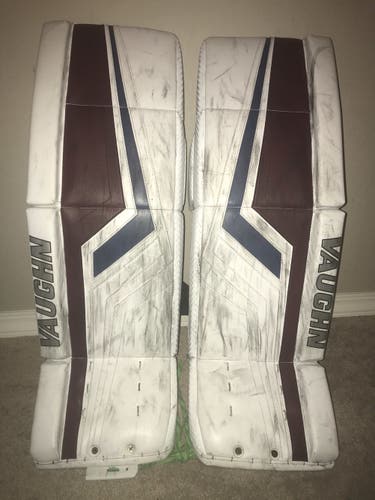 Pro Return Peyton Jones Vaughn Pro V-Elite Goalie Leg Pads
