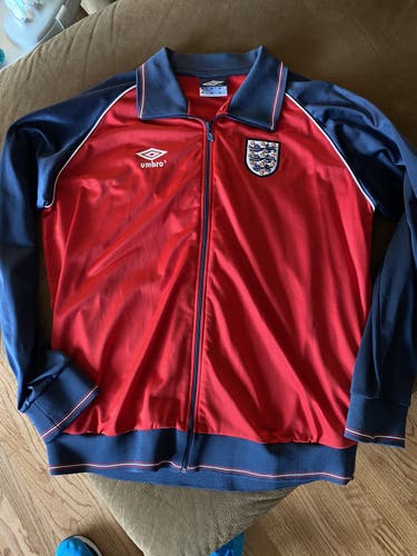 Late 90s “3 Lions” Team England Soccer warm up jacket