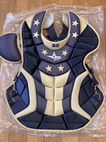 One Of A Kind- Navy/Tan Adult All Star System 7 Catcher's Set