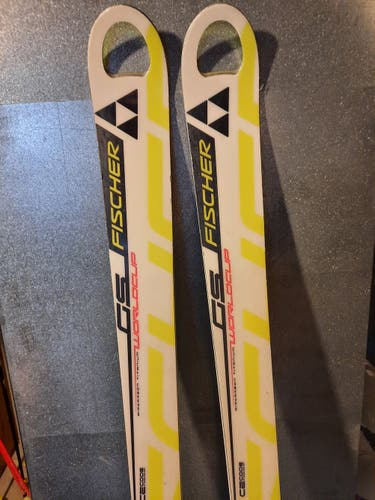 Skis Used Fischer Racing RC4 World Cup GS Without Bindings