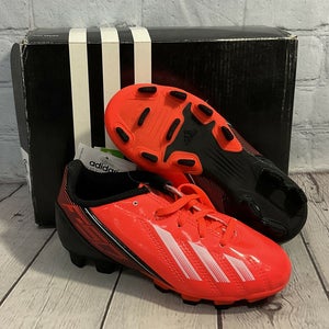 NEW Adidas F5 TRX FG J Kids Athletic Low Cut Soccer Cleats Size 11K Orange