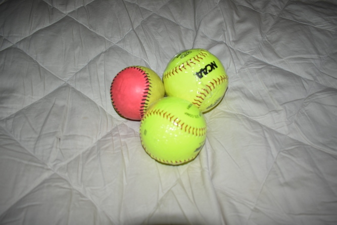 Rawlings Softballs - 3 total