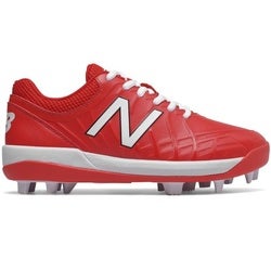 New Balance 4040v5 Red Molded Cleat Size 2.5 kids
