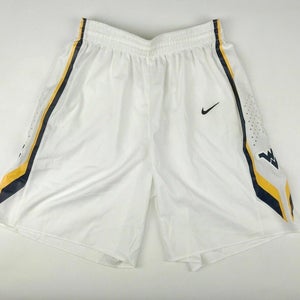 Nike West Virginia Mountaineers Basketball Short Women's M White Navy 618496