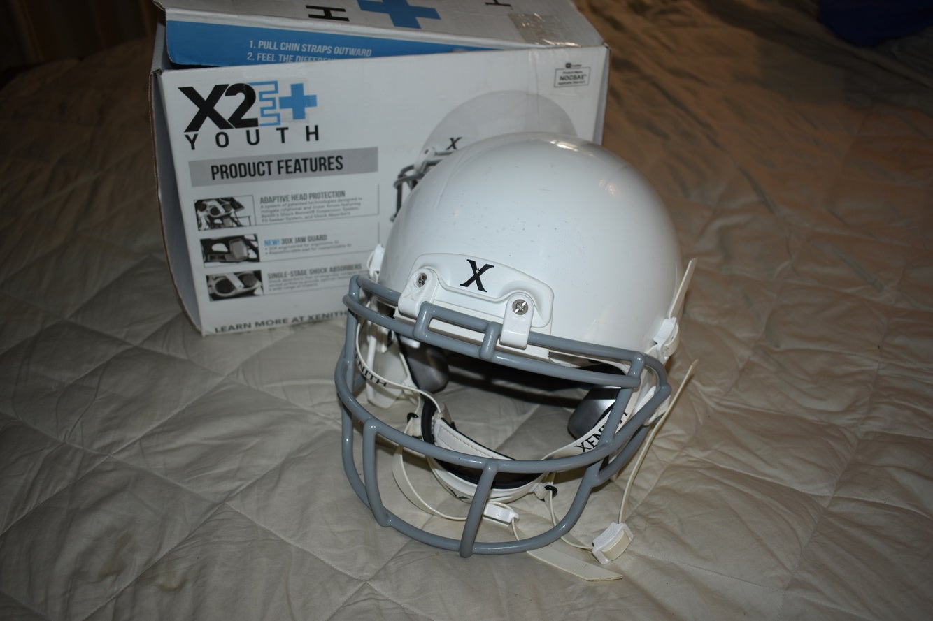 New Other Xenith X2E 5-Star Rated Youth Large Football Helmet White/Gr –  PremierSports