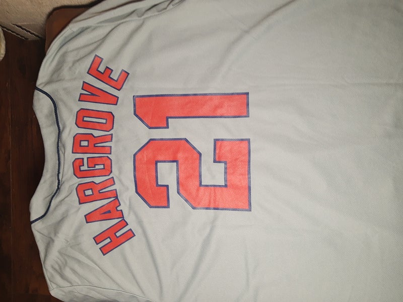 Gray Cleveland Indians Mike Hargrove throwback jersey