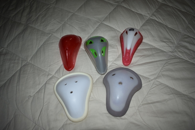 Sports Protective Cups, Various brands