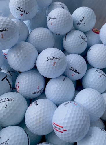 24 Used Titleist TruFeel, Velocity, NXT Tour Golf Balls