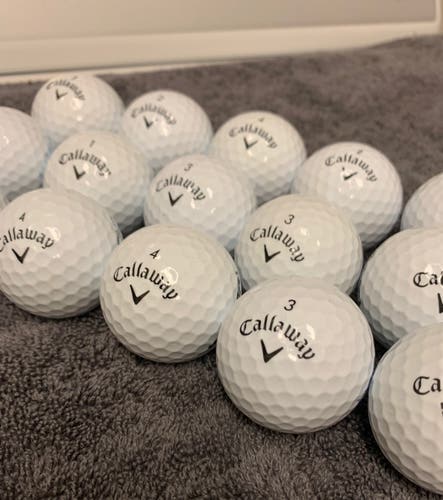12 Used Callaway Supersoft Golf Balls