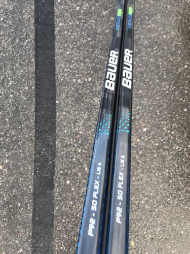 2 Sticks Bauer 50 Flex P92 Pattern Nexus Geo Hockey Stick