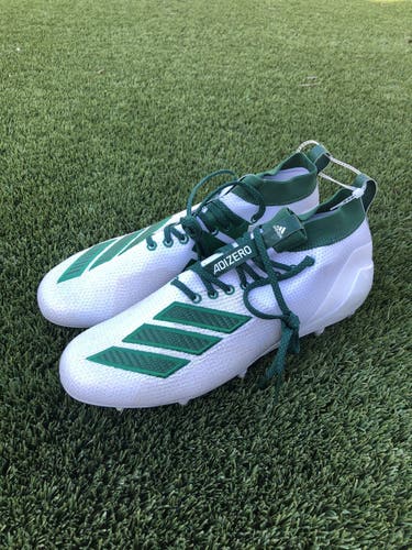 New Adizero 8.0 Men’s Cleats Low Top White/Green