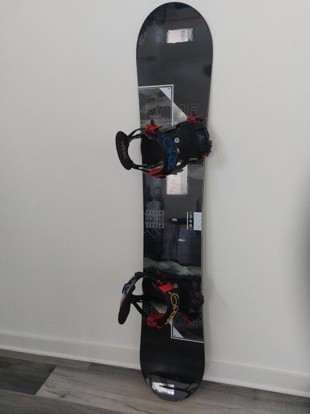 Snowboard Used Men's Rome SDS Reverb All Mountain With Bindings Medium Flex True Twin