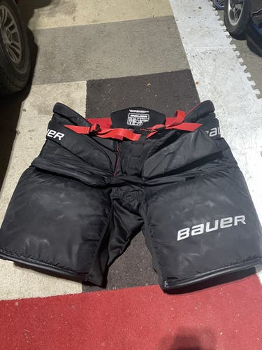 Black Senior Large Bauer  Vapor X2.9 Hockey Goalie Pants