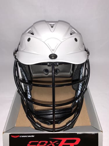 White Adult Player's Cascade CPX-R Helmet