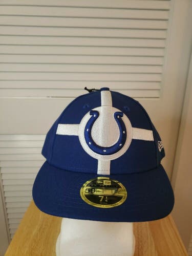 NWT Indianapolis Colts 2019 NFL Draft New Era 59fifty Low Profile 7 1/4