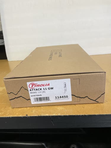 2022 New Tyrolia Attack 11 Alpine Ski Binding - 110mm Brake - In the Box