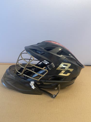 Boston College Lacrosse Black Used Cascade S Helmet