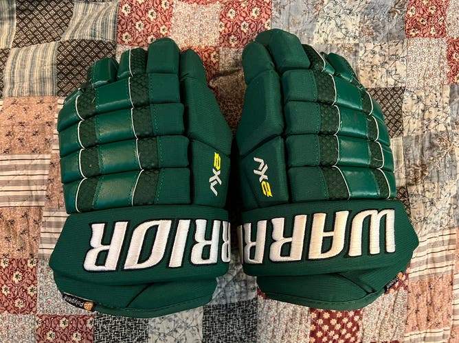 Green Senior Warrior 13"  Dynasty AX2 Gloves