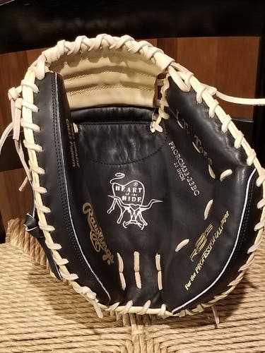 Baseball Glove New Rawlings Right Hand Throw Catcher's Heart of the Hide 33"