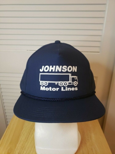 Vintage Johnson Motor Lines Snapback Hat
